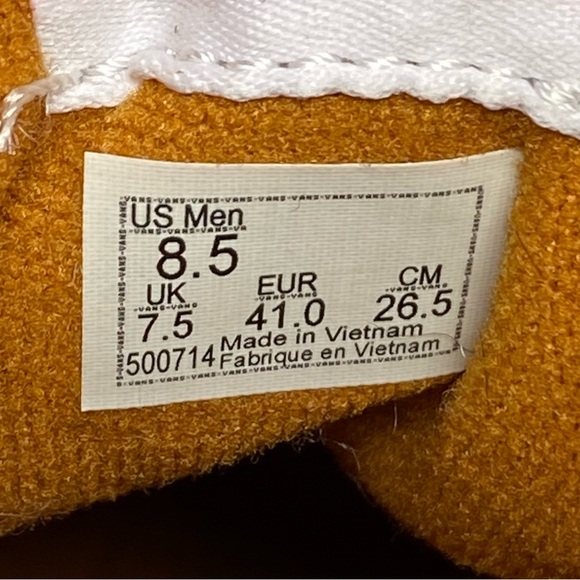 Vans Wayvee Skateboarding Shoes Brown Suede Canvas PopCush Men’s 8.5 / 7.5 UK - Picture 7 of 7